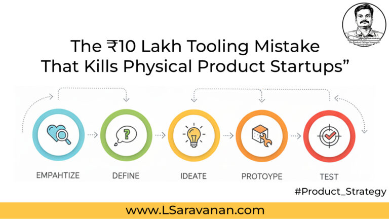 The ₹10 Lakh Tooling Mistake That Kills Physical Product Startups